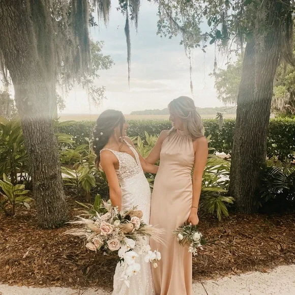 ugly navy blue bridesmaid dress Pink Multiway Bridesmaid Dress main image 1
